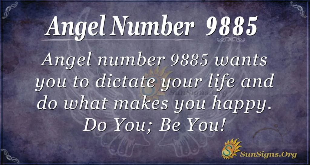 angel number 9885