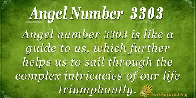 angel number 3303