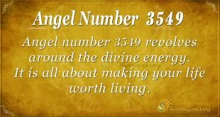 Angel number 3549