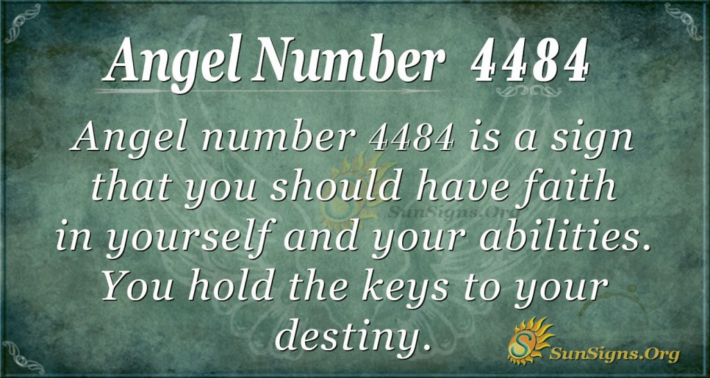 Angel number 4484