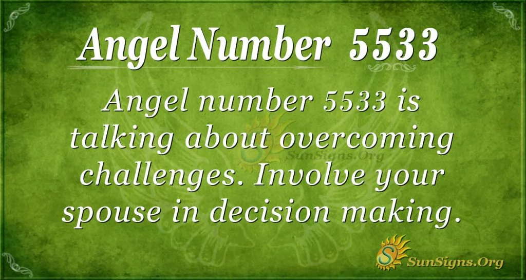 Angel number 5533