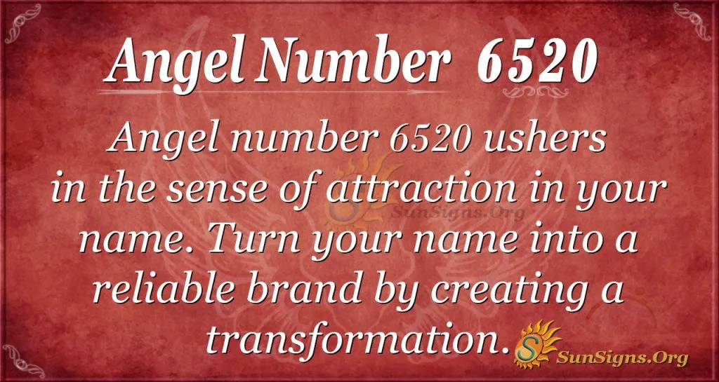 Angel Number 6520