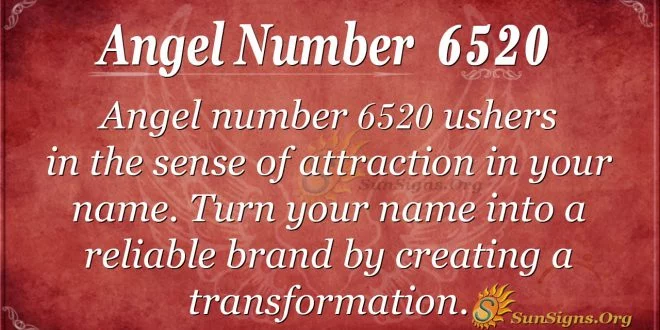Angel Number 6520