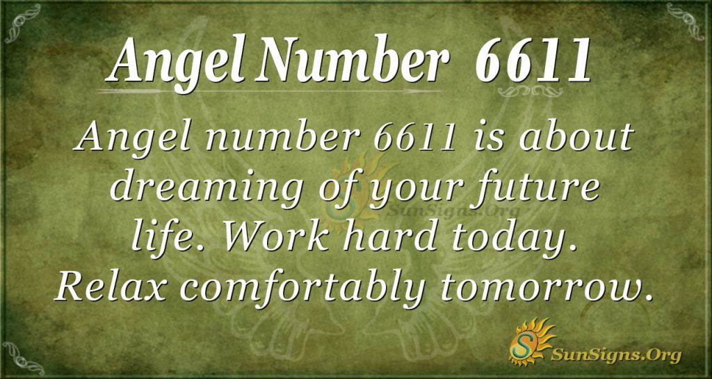 Angel number 6611