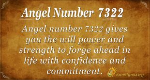 Angel number 7322