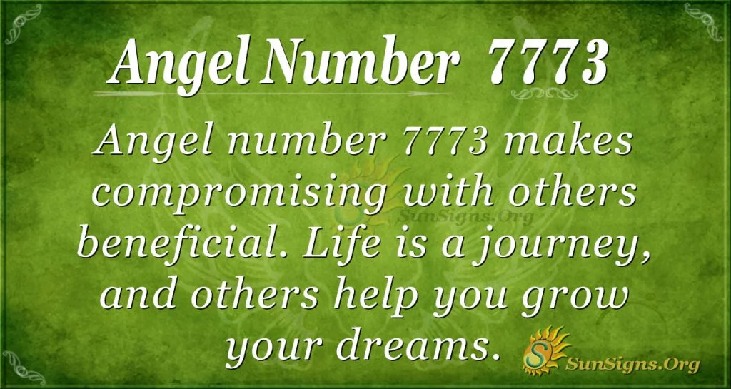 Angel number 7773