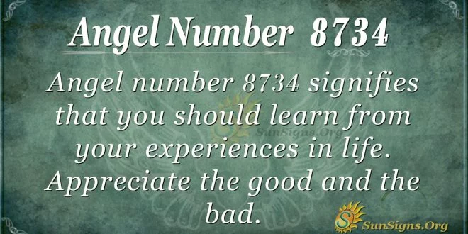 Angel Number 8734