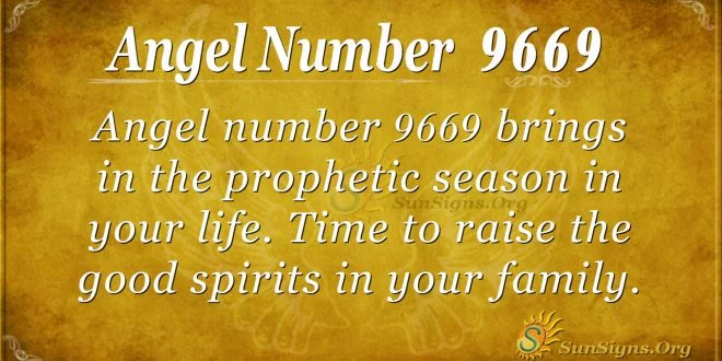 Angel number 9669