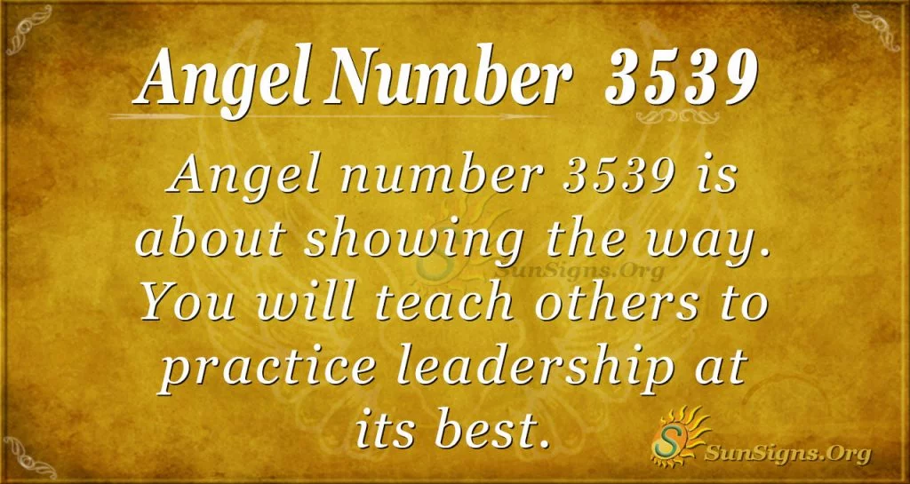 angel number 3539