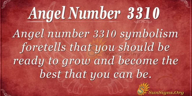 Angel number 3310
