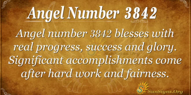 Angel number 3842