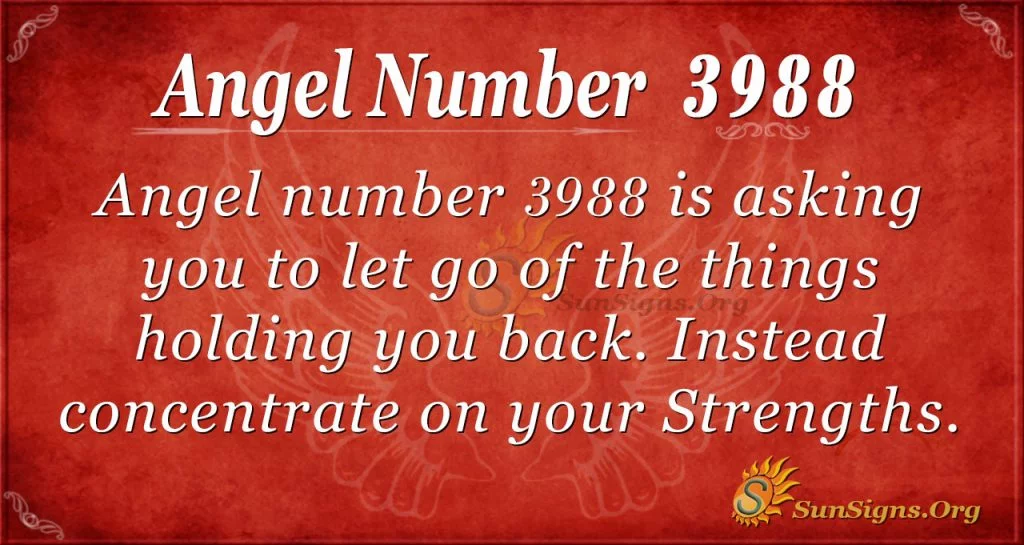 Angel number 3988