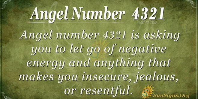 Angel number 4321