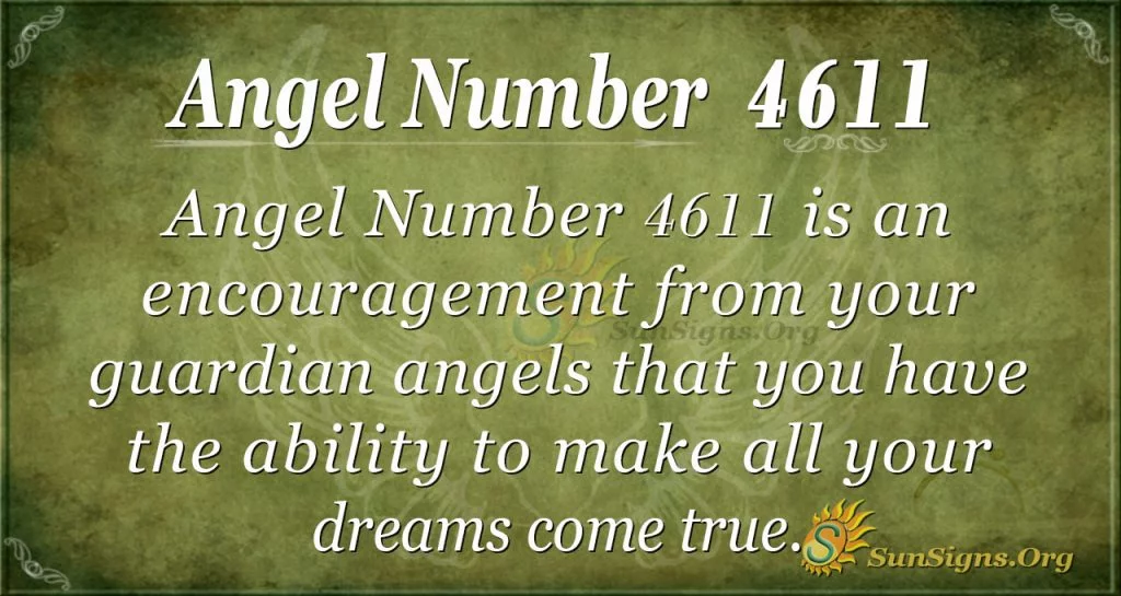 Angel number 4611