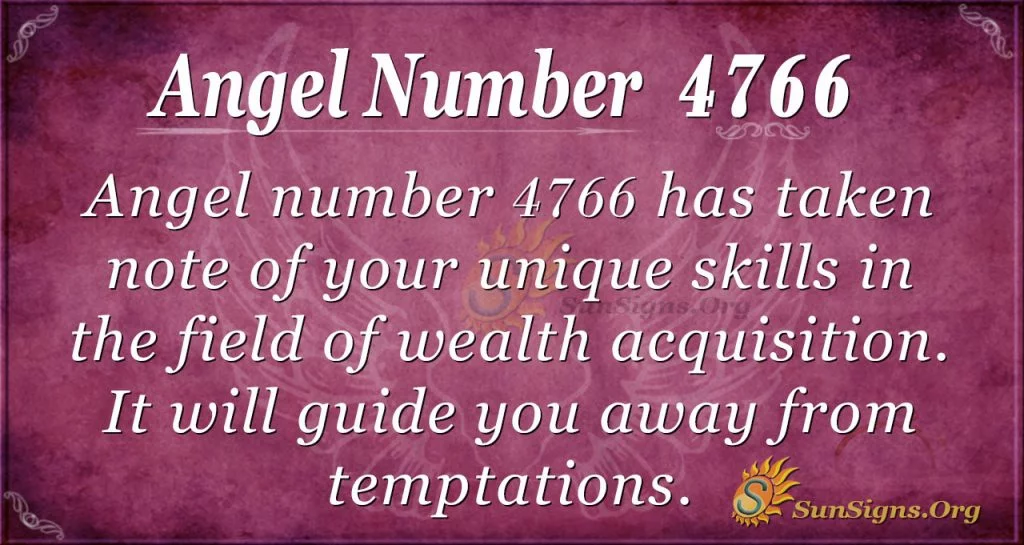 Angel number 4766