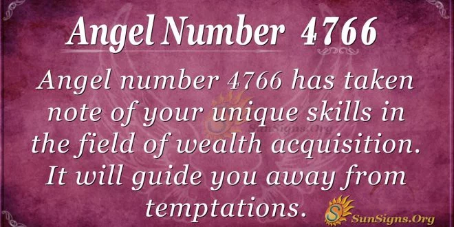 Angel number 4766