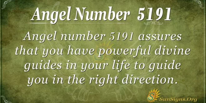 angel number 5191