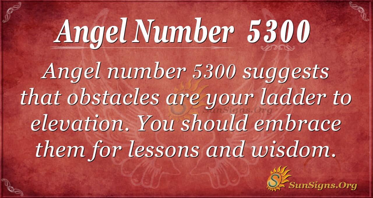 5300 number meaning