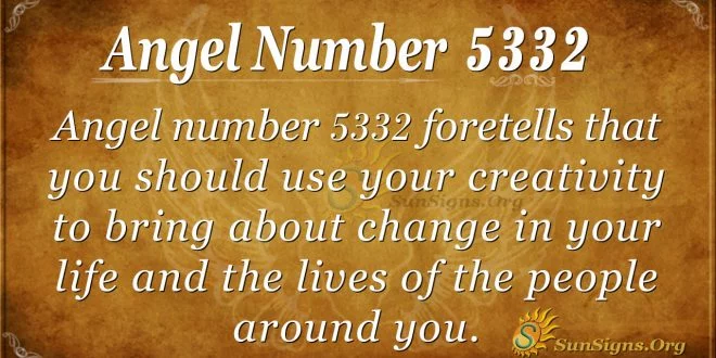 angel number 5332