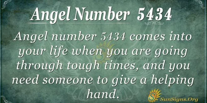 Angel number 5434