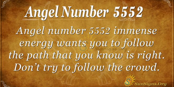 angel number 5552