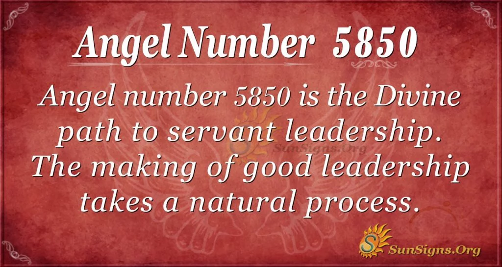 angel number 5850