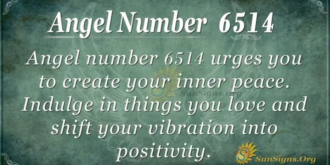 Angel number 6514