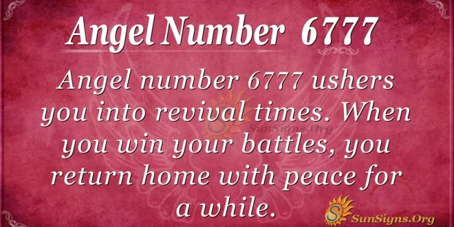 angel number 6777