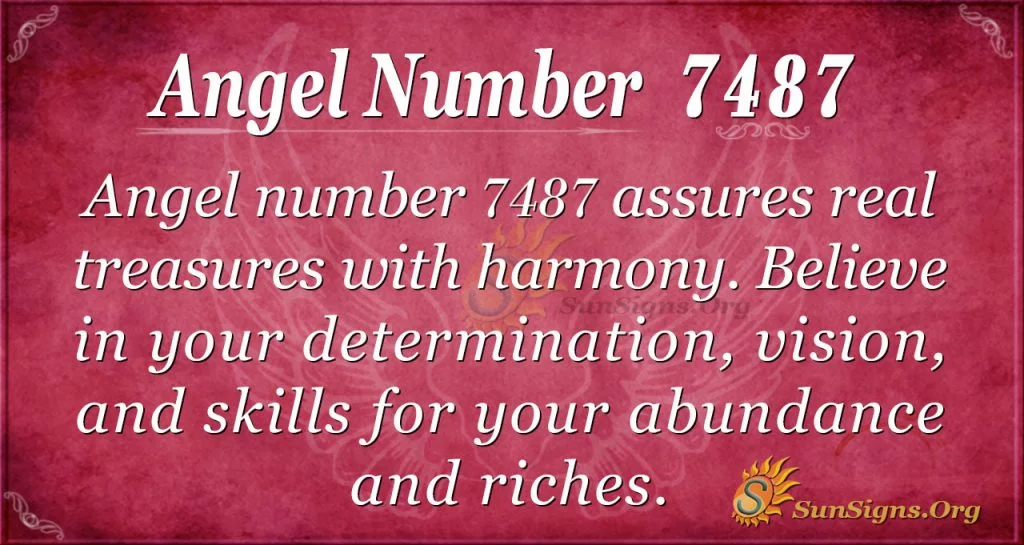 angel number 7487