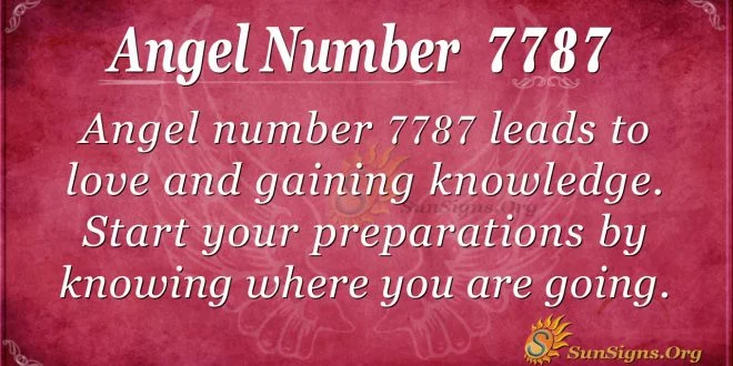 angel number 7787