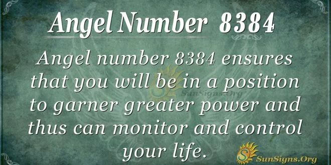 Angel number 8384