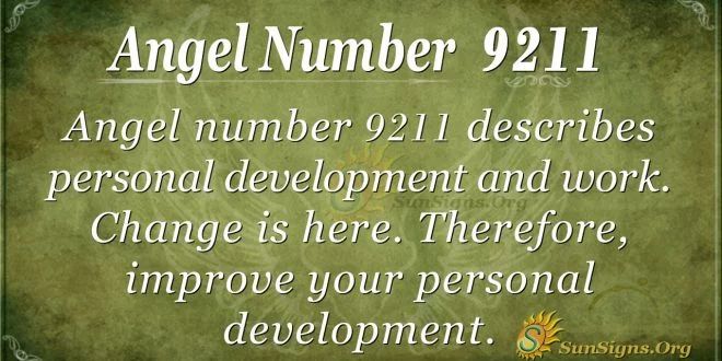 angel number 9211