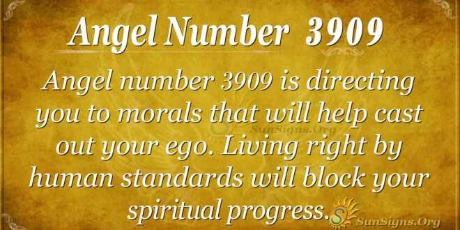 Angel number 3909
