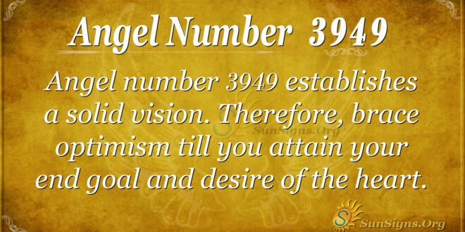 Angel number 3949