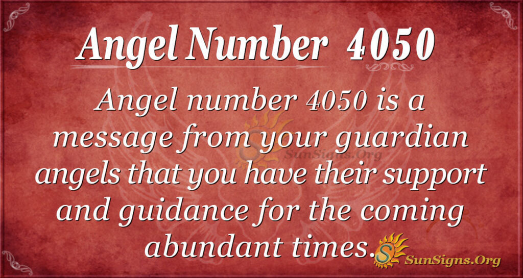 angel number 4050