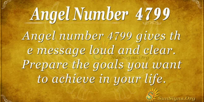Angel number 4799