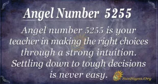 Angel number 5255