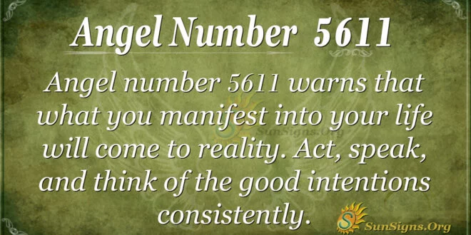 Angel number 5611