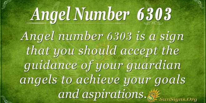 Angel number 6303