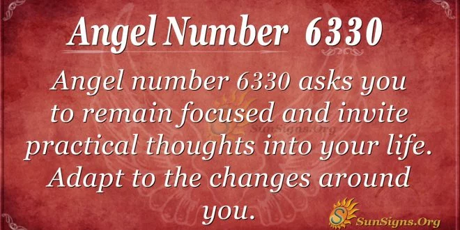 Angel number 6330