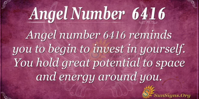 Angel number 6416