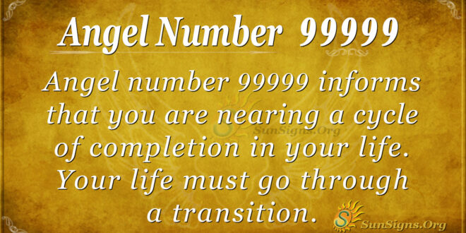 Angel number 99999