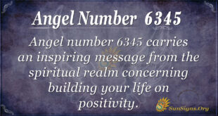 Angel Number 6345