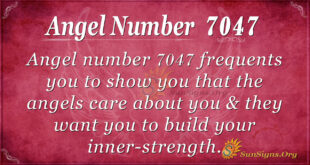 Angel Number 7047