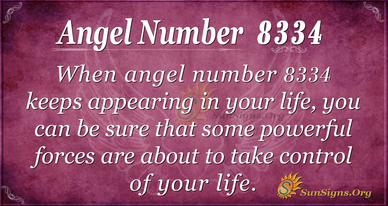 Angel Number 8334 - Align Your Thoughts to The Right Spiritual Path