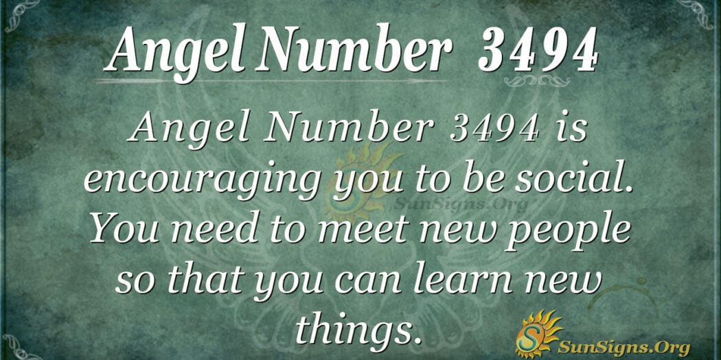 3494 angel number meaning