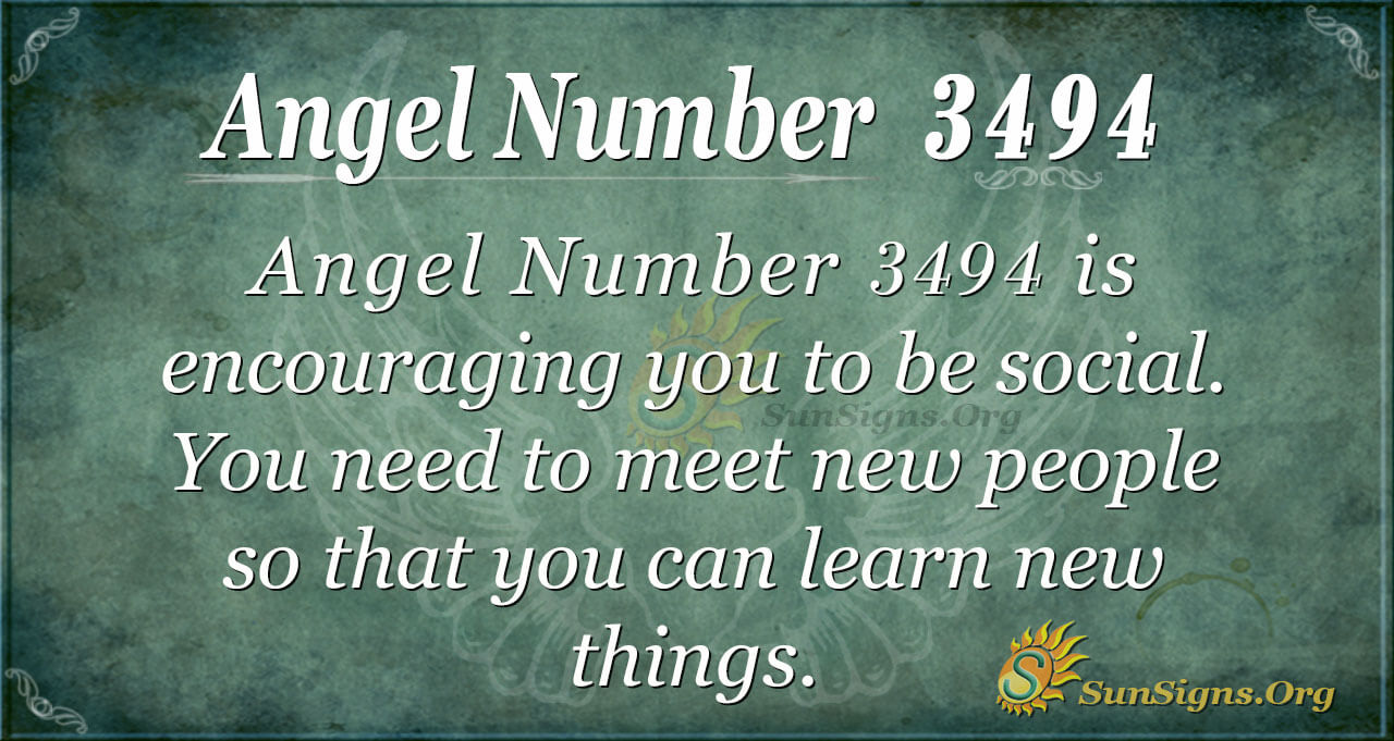 angel number 3494