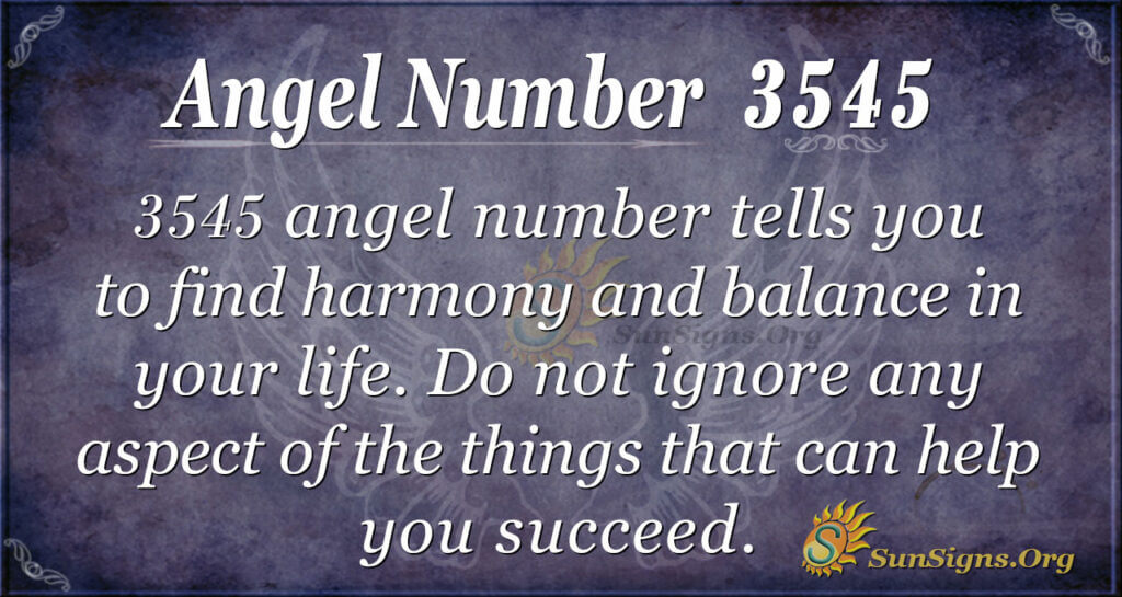 3545 angel number