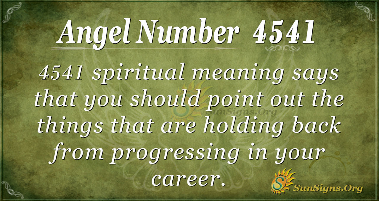 Angel Number 4541 Meaning: Scoring Your Goals - SunSigns.Org