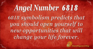 6818 angel number